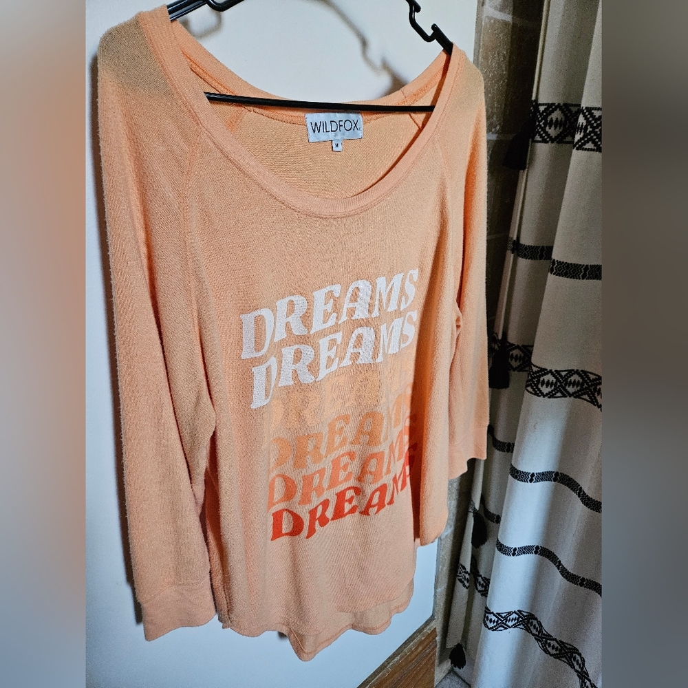 Wildfox Dreams Raglan Top, M - Picture 4 of 8